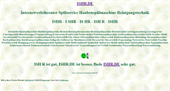 Desktop Screenshot of ishr.de
