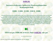 Tablet Screenshot of ishr.de